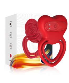 ARMONY - ANELLO VIBRATORE CUORE ROSSO