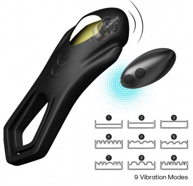 ARMONY - TELECOMANDO VIBRATORE ROADSTER DOPPIO ANELLO NERO