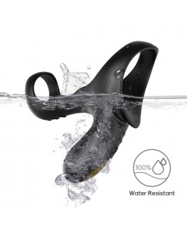 ARMONY - ANELLO VIBRATORE DOPPIO RANGER PER COPPIA NERO