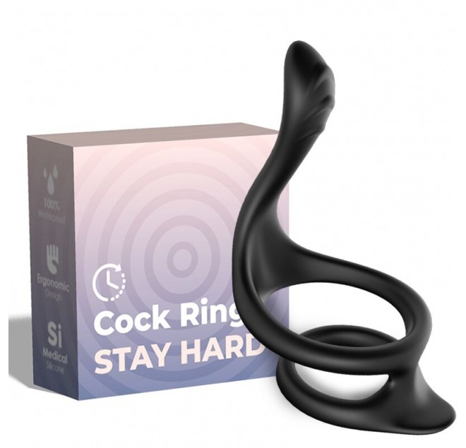 ARMONY - ANELLO ANALE DOPPIO CODA NERO