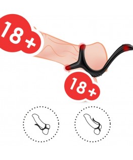 ARMONY - ANELLO DOPPIO ANALE TREASURE NERO