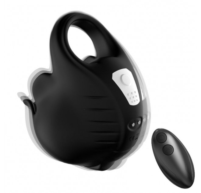 ARMONY - ANELLO VIBRATORE PER COPPE TELECOMANDO NERO