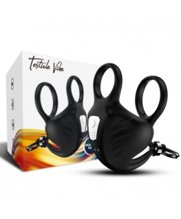 ARMONY - ANELLO VIBRATORE MANTA SCROTO NERO