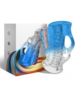 ARMONY - DITO MASTURBATORE E VIBRATORE BLU GRADIENTE