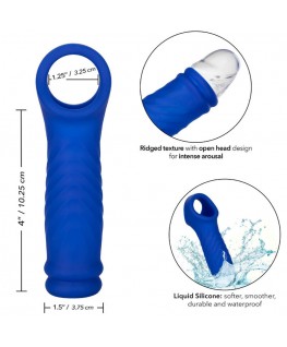 CALEXOTICS - ADMIRAL COPERTURA PER PENE WAVE IN SILICONE LIQUIDO BLU