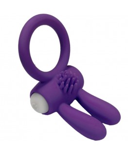 ARMONY - MR BUNNY ANELLO VIBRATORE IN SILICONE VIOLA