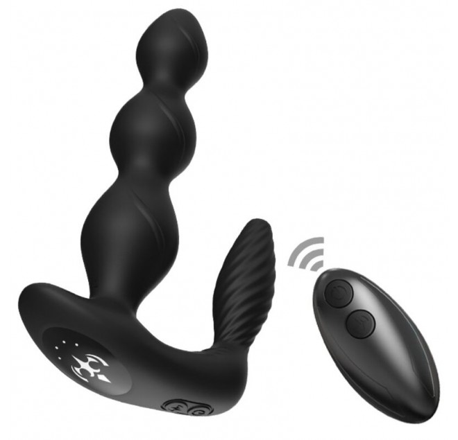 ARMONY - VIBRATORE E STIMOLATORE MANFUN PLUG ANALE TELECOMANDO NERO