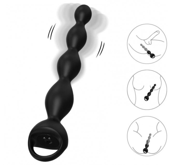 ARMONY - PLUG ANALE VIBRATORE FINGER NERO