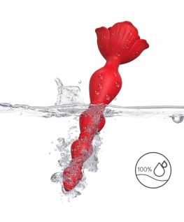 ARMONY - PAGODA VIBRATORE ROSA E PLUG ANALE ROSSO