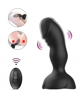 ARMONY - EXTREME A BLOOM VIBRATORE ROSE E TELECOMANDO PLUG ANALE NERO