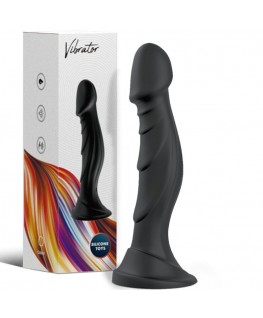 ARMONY - VIBRATORE DILDO E TELECOMANDO PLUG ANALE NERO