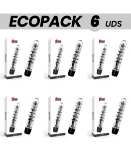ECOPACK 6 UNIT - VIBRATORE GLOSSY LENNY NERO