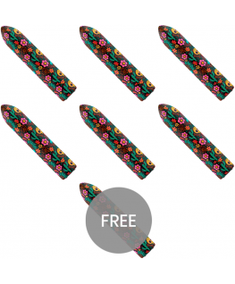 CUSTOM BULLETS - RICARICABILE SKULL BULLET MAGNETICO 10 INTENSITÀ 6 + 1 GRATIS