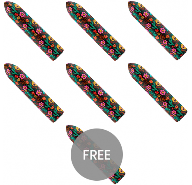 CUSTOM BULLETS - RICARICABILE SKULL BULLET MAGNETICO 10 INTENSITÀ 6 + 1 GRATIS