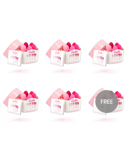 LESLIE - SET PER ALLENAMENTO MUSCOLO PELVICO KEGEL FIT 6 PESI 5+1 GRATIS