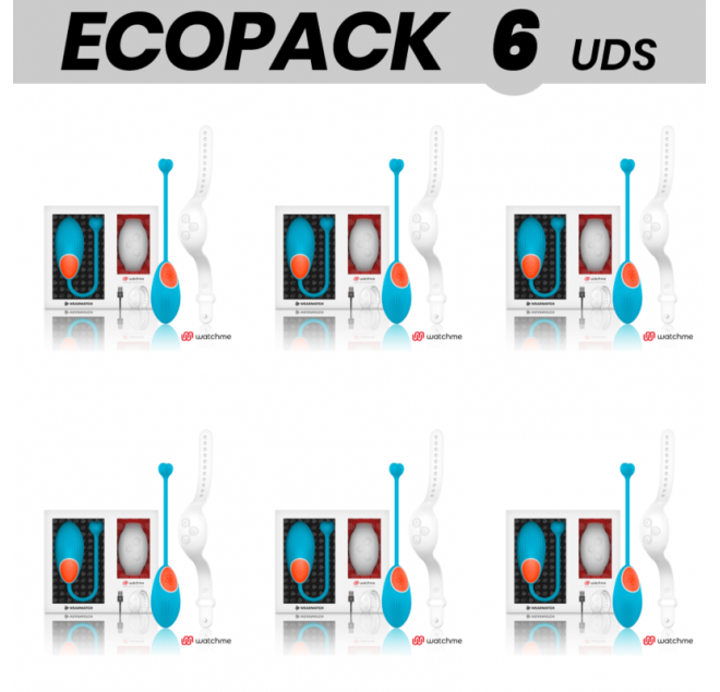 ECOPACK 6 UNIT - TECNOLOGIA DI CONTROLLO REMOTO WEARWATCH EGG WATCHME BLUE / SNOW