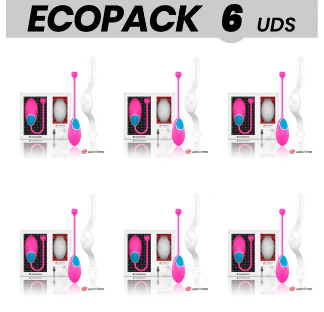 ECOPACK 6 UNIT - TECNOLOGIA DI CONTROLLO REMOTO WEARWATCH EGG WATCHME FUCSIA / NEVE