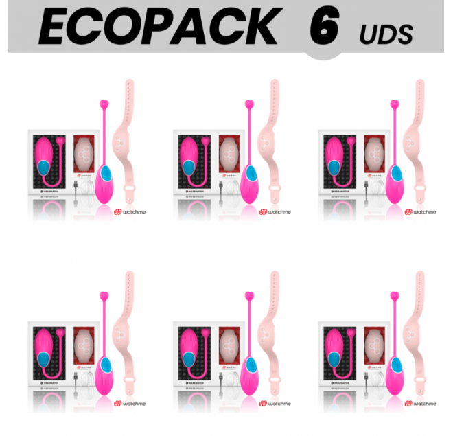 ECOPACK 6 UNIT - TECNOLOGIA DI CONTROLLO REMOTO WEARWATCH EGG WATCHME FUCSIA / ROSA