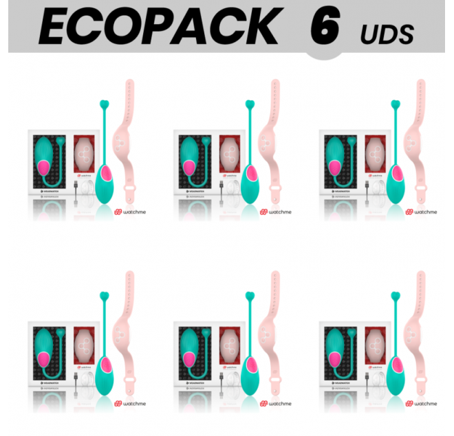 ECOPACK 6 UNIT - TECNOLOGIA DI CONTROLLO REMOTO WEARWATCH EGG WATCHME SEA WATER / ROSA