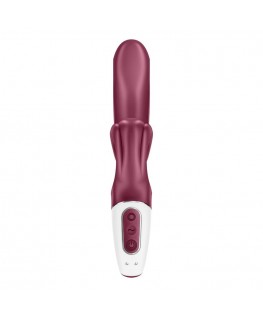 SATISFYER - LOVE ME RABBIT VIBRAZIONE ROSSO