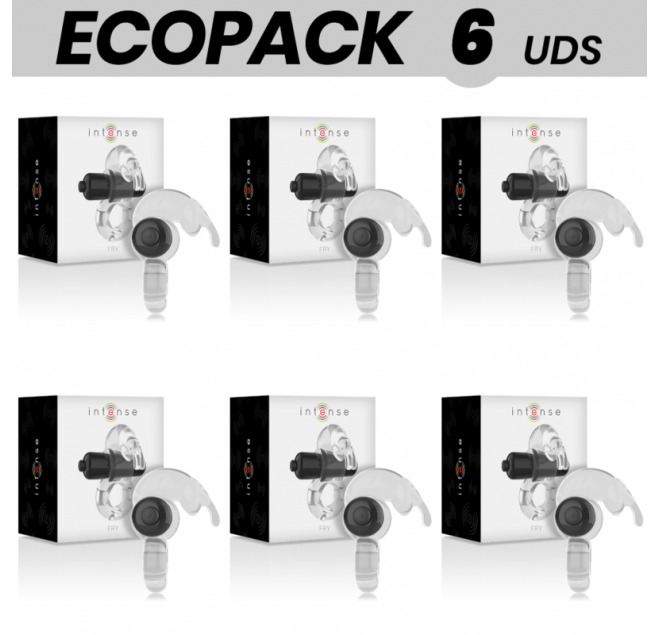 ECOPACK 6 UNIT - INTENSE ANELLO VIBRATORE TRASPARENTE FRITTURA
