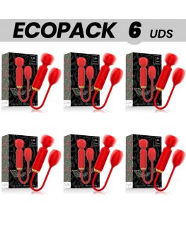 ECOPACK 6 UNIT - MIA TOSCANA DOUBLE PLEASURE WAND + UOVO VIBRATORE