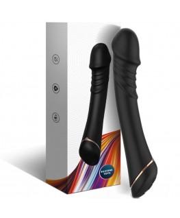 ARMONY - VIBRATORE DILDO IN SILICONE NERO
