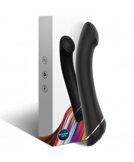 ARMONY - VIBRATORE FALT TESTA IN SILICONE NERO