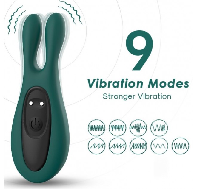 ARMONY - STIMOLATORE E VIBRATORE CONIGLIO VERDE