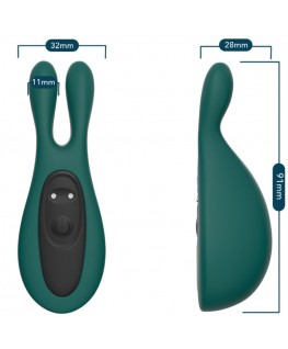ARMONY - STIMOLATORE E VIBRATORE CONIGLIO VERDE