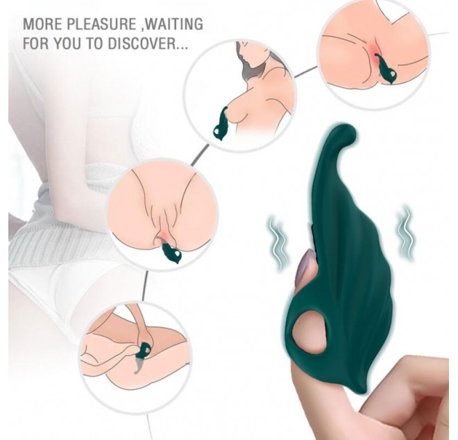 ARMONY - STIMOLATORE E VIBRATORE PER DITA VERDE