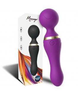 ARMONY - MASSAGGIATORE E VIBRATORE FREEZA TESTA SUPER FLESSIBILE VIOLA