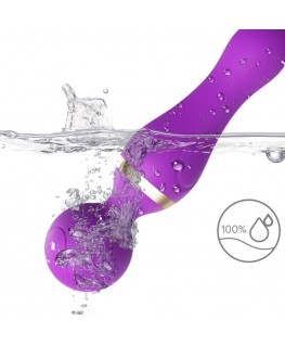 ARMONY - MASSAGGIATORE E VIBRATORE FREEZA TESTA SUPER FLESSIBILE VIOLA