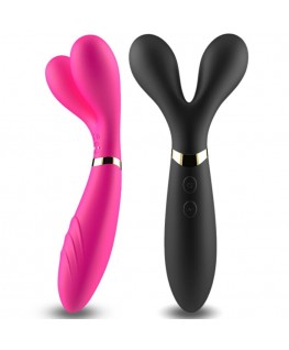 ARMONY - MASSAGGIATORE E VIBRATORE A Y-WAND DOPPIA TESTA FUCSIA