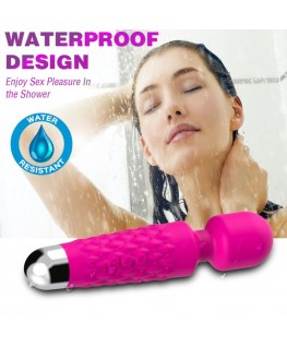 ARMONY - MASSAGGIATORE E VIBRATORE POSTINO TESTA SUPER FLESSIBILE FUCSIA