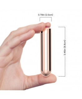 ARMONY - TESTATA VIBRATORE BULLET TELECOMANDO DORATO 2 CM X 8.8 CM