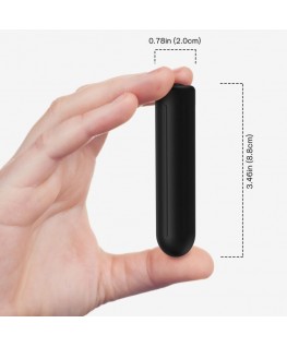 ARMONY - TESTATA VIBRATORE BULLET TELECOMANDO NERO 2 CM X 8.8 CM