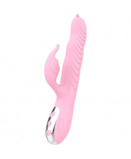 ARMONY - VIBRATORE MARCIA E SPINTA DOPPIA LINGUA EFFETTO CALORE ROSA