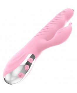ARMONY - VIBRATORE MARCIA E SPINTA DOPPIA LINGUA EFFETTO CALORE ROSA