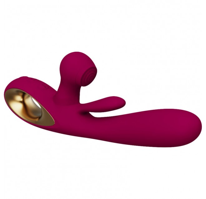 ARMONY - VIBRATORE IMPACT SWING E DOPPIO STIMOLATORE MODELLO 1 BORDEAUX