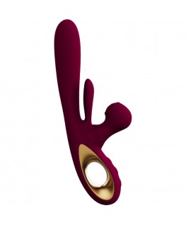 ARMONY - VIBRATORE IMPACT SWING E DOPPIO STIMOLATORE MODELLO 1 BORDEAUX