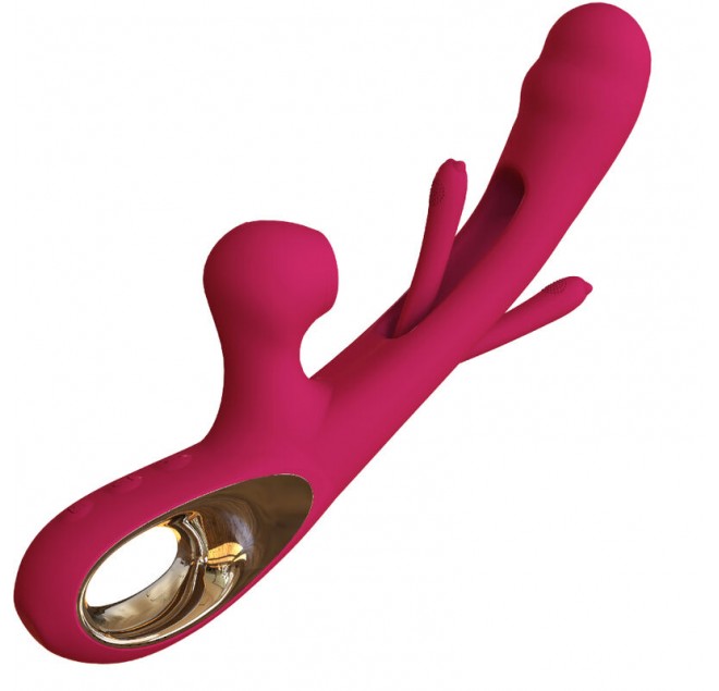 ARMONY - VIBRATORE IMPACT SWING E DOPPIO STIMOLATORE MODELLO 2 BORDEAUX