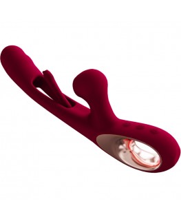 ARMONY - VIBRATORE IMPACT SWING E DOPPIO STIMOLATORE MODELLO 2 BORDEAUX