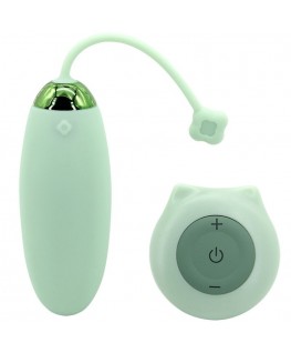 ARMONY - KITTY FUN VIBRATORE UOVO TELECOMANDO 10 VIBRAZIONI VERDE
