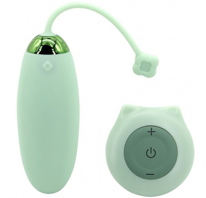 ARMONY - KITTY FUN VIBRATORE UOVO TELECOMANDO 10 VIBRAZIONI VERDE
