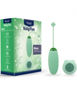 ARMONY - KITTY FUN VIBRATORE UOVO TELECOMANDO 10 VIBRAZIONI VERDE