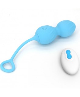 ARMONY - BLOSSOMS MANUBRIO VAGINALE VIBRAZIONE TELECOMANDO 10 VIBRAZIONI BLU