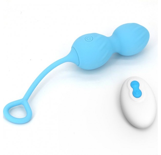 ARMONY - BLOSSOMS MANUBRIO VAGINALE VIBRAZIONE TELECOMANDO 10 VIBRAZIONI BLU