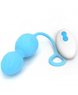 ARMONY - BLOSSOMS MANUBRIO VAGINALE VIBRAZIONE TELECOMANDO 10 VIBRAZIONI BLU