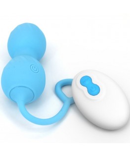 ARMONY - BLOSSOMS MANUBRIO VAGINALE VIBRAZIONE TELECOMANDO 10 VIBRAZIONI BLU
